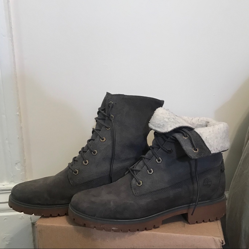 Timberland 2-Style Fleece Lined Ankle Boot